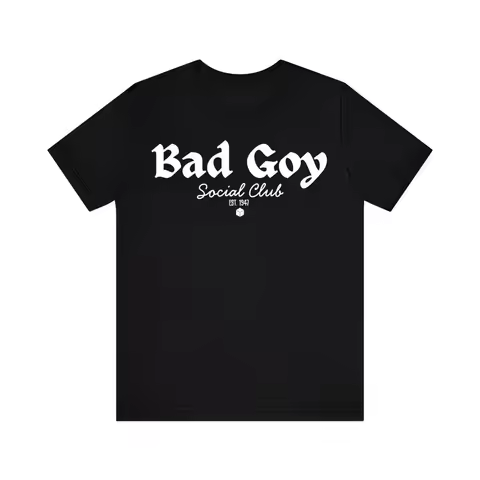 Vintage Harajuku O-Neck Bad Goy Social Club Graphic T Shirt Tee Men Women Cotton Summer Top Oversize