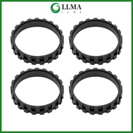 【LLMA】4X Vacuum Robot Tires for Wheels Series 5/6/7/8/9/I7 S9+ Anti-Slip