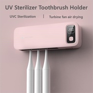 UV Toothbrush Holder Wall Mounted UVC Sanitizer Toothbrush Stand UV Toothbrush Sterilizer Electric T
