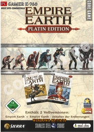 Empire Earth + Empire Earth - the art of conquest แผ่นเกมส์ แฟลชไดร์ฟ เกมส์คอมพิวเตอร์  PC โน๊ตบุ๊ค