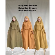 SET JUBAH FREE KHIMAR