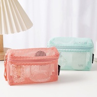 Women's Dopamine 3D Mesh Makeup Bag Portable Sheer Mesh Travel Toiletry Bag [LH]