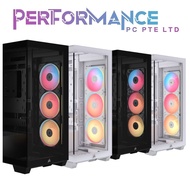 CORSAIR 3500X RS-R / LX-R RGB iCUE Link ARGB Tempered Glass Mid-Tower PC Case, Black/ White( 2 Years