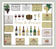 joy sunday Cross Stitch Kits Wines White Cloth/Printed Pattern Cross Stitch DIY Handmade Home Wall Décor Decoration 11CT|14CT Needlework Kit gift