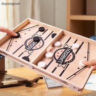 (duyongsun) 1 Set Fast Sling Puck Board Game Toys Foosball Winner Games Table Hockey Game  Chess Par