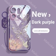 เคส OPPO Reno 14 13 12 5G เคส OPPO Reno 14 13 12 Pro 5G เคส OPPO Reno 14F 13F 12F 5G ใสลายผีเสื้อเคส