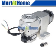 CRA249 CNC Rotary Axis Indexer 4th & 5th A B Axis with Harmonic Gearbox Ratio 50:1 100:1 for 3020 30