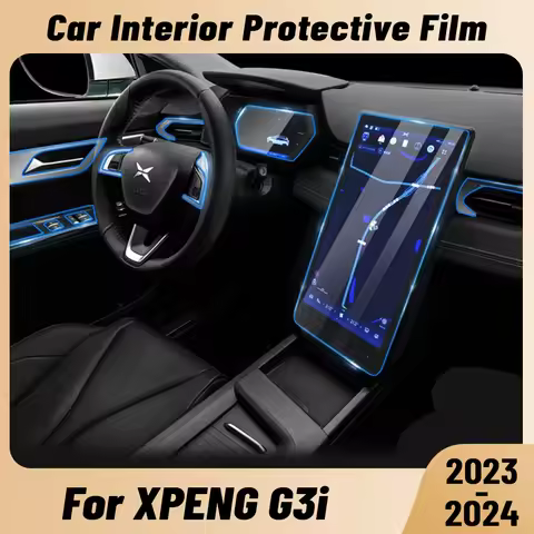 Anti-scratch Car Interior Center Console Media Dashboard Navigation TPU Protector Film For XPENG G3i