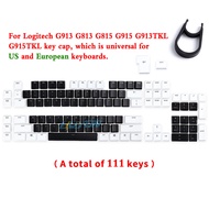 Keycap Keycap Keycap Gaming Keycap Suitable for Logitech G915 913 TKL G815 G813 Two-Color Translucen