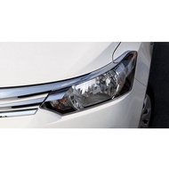Toyota Vios 2014-2018 NCP150 Head Lamp Chrome Eyelid Car Accessories
