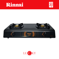 RINNAI Kompor Gas 2 Tungku RI-522C - Hitam