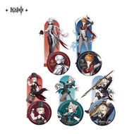 Sunsyea Genshin Impact Official Merch miHoYo Original Authentic Fatui Series Acrylic Stand Badge Lyn