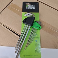 Promo ! ! ! KUNCI L SET TEKIRO PANJANG 8 PCS LONG HEX KEY TEKIRO 8PCS BISA COD Kunci set lengkap/Kun