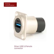 Connector RJ45 Waterproof Coupler Industrial RJ45 Waterproof Connector Network Interface Panel Modul