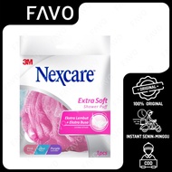 Nexcare Extra Soft Shower Puff Random Color - 1 Pcs