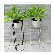 40CM High Split STANDING POT pasu bunga hiasan pasu bunga plastik