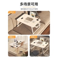 on Bed Small Table Bay Window Folding Table Student Bedside Dormitory Desk Laptop Stand Desk Lazy