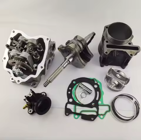 75mm Motorcycle cylinder &Crankshaft &valve &cylinder head Kit for PIAGGIO VESPA 300 GTS300 GTV300 A