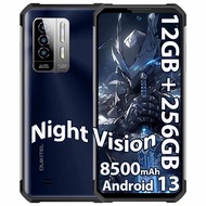 Oukitel สมาร์ทโฟนที่แข็งแรง WP27 12GB + 256GB6.78 “FHD + 8500 MAh แอนดรอยด์13โทรศัพท์มือถือ64MP โทรศ