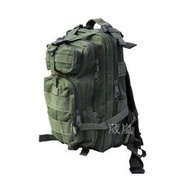 2館 MOLLE 3P 背包 綠( 槍盒 槍箱 槍袋 槍包 旅遊 登山 烤肉 露營 槍包 書包 生存遊戲 軍事風 迷彩