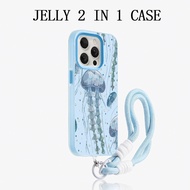 GANTUNGAN 2 In 1 Jellyfish Jelly Lanyardbiru Xiaomi 15T Pro C75 C65 C85 poco M7 Plus F7 C71 Gd2H1K7 