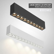 LumaLine Pro Linear Surface Lego LED Spotlight Black White 5head 10head 15head