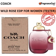 Coach New York Wild Rose EDP for Women (90ml Tester) Eau de Parfum Red [Brand New 100% Authentic Perfume/Fragrance]