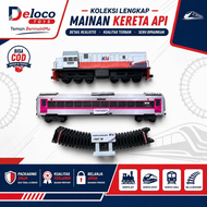 Mainan Kereta Api Indonesia (Handmade) CC 201 Gerbong New Generation Eksekutif - Detail Realistis, K