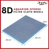 Itoshi 30  x 40cm Aquarium Sponge 8D