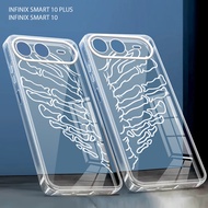 Softcase hp for Infinix Smart 10 plus Latest 2025 Clear Glossy Butterfly Phone Case - YM22