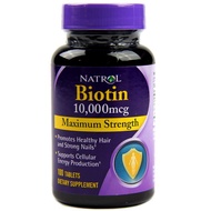 Natrol Biotin 10000 mcg 100 Tablet Vitamin B7 Utk Kuk Berkualitas