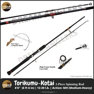 Torikumu-Kotai Medium-Heavy 6 Feet 6 Inch 12-30lb 2-Piece Spinning Fishing Rod