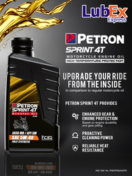 PETRON SPRINT 4T SC800 SCOOTER OIL FULLY SYNTHETIC SAE 5W-40 800ml