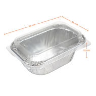 ถาดฟอยล์ 4436-P 125 ml.