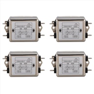 (LB8Q) 4X Power EMI Filter CW4L2-20A-T Single Phase AC 115V / 250V 20A 50/60HZ