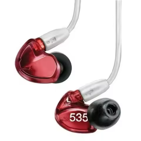 SE535 Top quality Detachable earphone Hi-fi stereo Headset SE 535 In ear Earphones Separate Cable wi