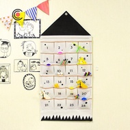 Hanging Storage Bags,Advent-Calendar,Fabric Advent-Calendar with 24 Pockets,for Children Storage Cho