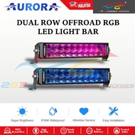 [1PC] AURORA 30" 20" INCH OFF-ROAD LED LIGHT BAR OFFROAD LIGHTBAR NO SCREW PATENT DUAL ROW LED LIGHT