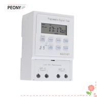 PEONYSG Programmable Timer, 30A 1W Power Digital Timer Switch, Smart Home AC 220V KG316T 1Min - 168H