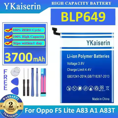 Reliable Power Mobile Phone Battery For Oppo F5 Lite A83 A1 A83T Long-Lasting Performance BLP649 370