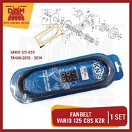 HONDA Fanbelt + Roller Vario 125 CBS KZR 2012 (KNZ) Vanbel FanTALI Vanbelt Set Roller Package VarioH