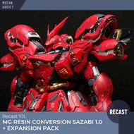 MG GUNDAM SAZABI RESIN CONVERSION DRESS KIT YJL Yujiao Land - Recast
