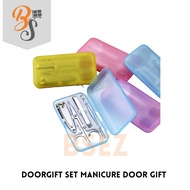 Doorgift Set Manicure Door gift Goodies Box Kahwin Tunang Nikah Hadiah Kepit Kuku Baby Manicure Nail cutter Scissor