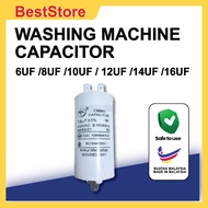 CBB60 Washing Machine Capacitor (PIN)  6UF 8UF 10UF 12UF 14UF 16UF SPARE PART Mesih Basuh Kapasitor