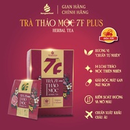 Trà Thảo Mộc 7F Plus hỗ trợ giảm cân thanh nhiệt mát gan Nonglamfood 40g (20 gói x 2g)/hộp 7F Plus H