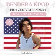 AMERICAN Flag KPOP TARZZAN TARZAN ADP ALLDAY PROJECT KPOP POSTER/ KPOP FLAG/ Lee Sang Woo KPOP Tapes