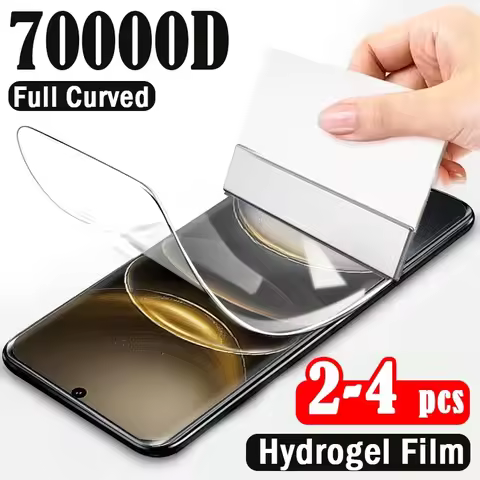 2-4Pcs Full Curved Hydrogel Film for Vivo X100 Ultra X200 X100S X90S X90 X80 X70 Pro Plus Screen Pro