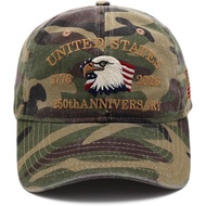 250 Anniversary USA Hat – Adjustable United States 250 Year American Anniversary Hat,Eagles Embroide