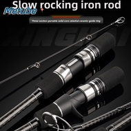 METUBE Carbon Rod, 3-Piece 1.83-1.91m Travel Jigging Rod, High Performance 6000g Max Load MH Ceramic