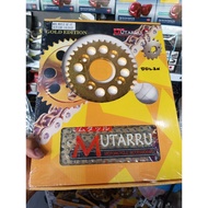 Wave 125 Wave 100 XRM 125 XRM 110 14T/36T Mutarru Chain and Sprocket Set